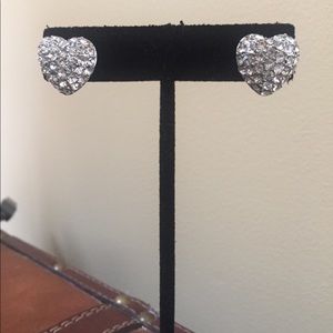 Diamond Heart Earrings